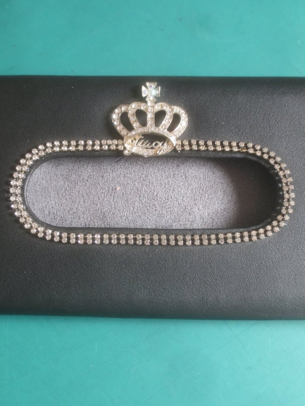 Brand New Juicy Couture Bling Bling Car Visor Tissue Holder.
